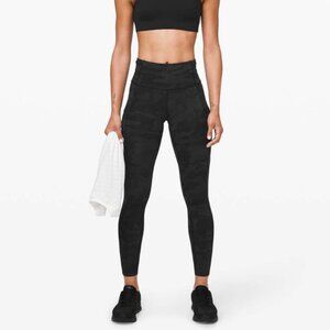 Lululemon Fast and Free Tight II 25" *Non-Reflective Nulux Incognito Camo Multi